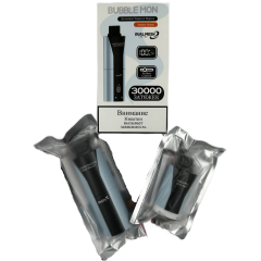 BUBBLE MON BOOSTER DUBLE 30000 Ежевика киви фрукт / лимонная маракуйя персик 2%